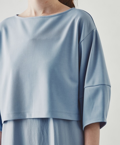 acro（アクロ）の「■キャミワンピースセットポンチトップス/AC3301（ワンピース・レディース・ブルー/ブラック・ﾌﾘ-）」の17枚目の写真