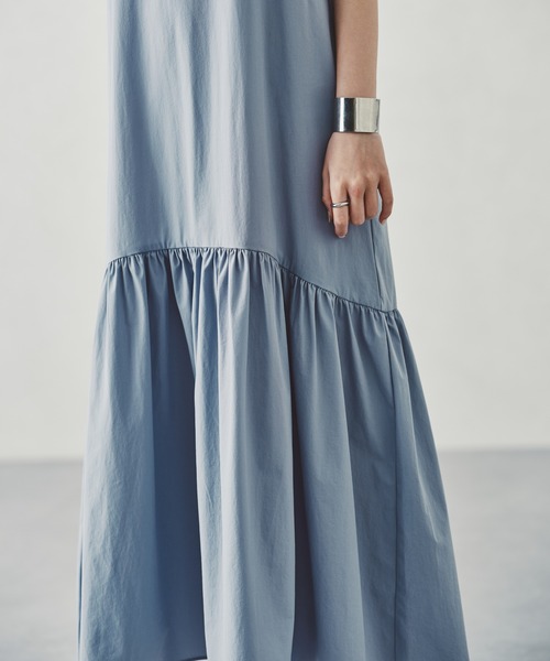 acro（アクロ）の「■キャミワンピースセットポンチトップス/AC3301（ワンピース・レディース・ブルー/ブラック・ﾌﾘ-）」の14枚目の写真