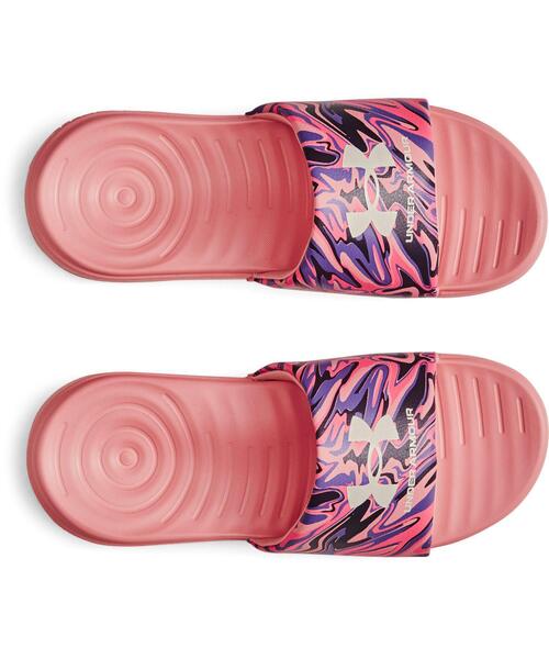 UNDER ARMOUR（アンダーアーマー）の「UAアンサ グラフィック（ライフスタイル/レディース）（サンダル・レディース・ピンク・24.0cm/25.0cm/23.0cm）」の2枚目の写真