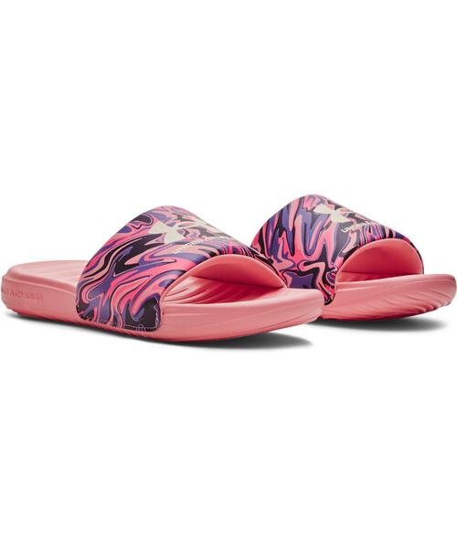 UNDER ARMOUR（アンダーアーマー）の「UAアンサ グラフィック（ライフスタイル/レディース）（サンダル・レディース・ピンク・24.0cm/25.0cm/23.0cm）」の3枚目の写真