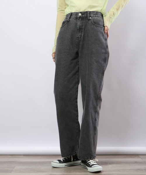 Blasty(ブラスティー)の「BLASTY デニムバギーパンツ(デニムパンツ・レディース・ブルー/ブラック/ライトブルー・M/L)」の2枚目の写真