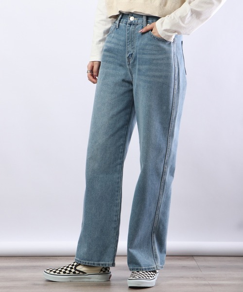 Blasty(ブラスティー)の「BLASTY デニムバギーパンツ(デニムパンツ・レディース・ブルー/ブラック/ライトブルー・M/L)」の20枚目の写真