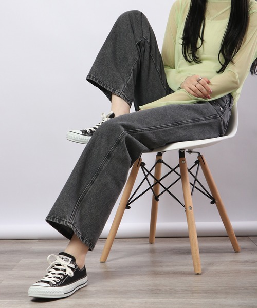 Blasty(ブラスティー)の「BLASTY デニムバギーパンツ(デニムパンツ・レディース・ブルー/ブラック/ライトブルー・M/L)」の15枚目の写真