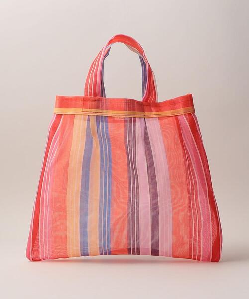 Bielo セミプリーツ トートバッグ ピンク/レッド Bielo セミプリーツ トートバッグ ピンク/レッド