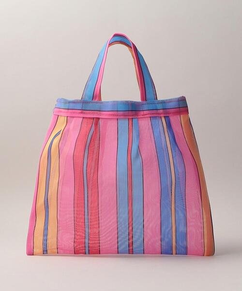 Bielo セミプリーツ トートバッグ ピンク/レッド Bielo セミプリーツ トートバッグ ピンク/レッド