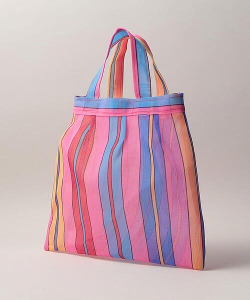 Bielo セミプリーツ トートバッグ ピンク/レッド Bielo セミプリーツ トートバッグ ピンク/レッド