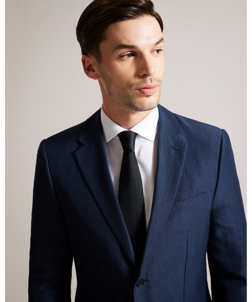 Ted Baker(テッドベーカー)の「MOOREZ シルクネクタイ(プレーン)(ネクタイ・メンズ・ネイビー/ブラック・O/S)」の9枚目の写真