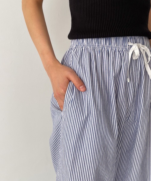CANAL JEAN（キャナルジーン）の「El mar(エルマール) ストライプイージーパンツ（その他パンツ・レディース・ブルー・ONE SIZE）」の14枚目の写真
