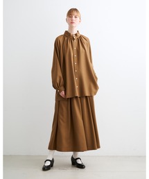 GATHERD VOLUME CULOTTE PANTS