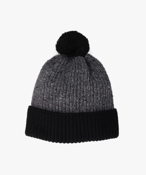 OVERRIDE(オーバーライド)の「OVERRIDE RE:WOOL KNIT WATCH SG(ニットキャップ/ビーニー・レディース・パープル/グリーン/ブラック・FREE)」の2枚目の写真
