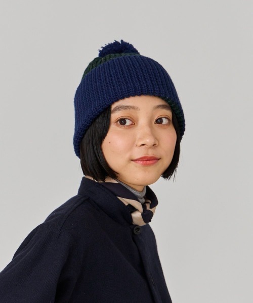 OVERRIDE(オーバーライド)の「OVERRIDE RE:WOOL KNIT WATCH SG(ニットキャップ/ビーニー・レディース・パープル/グリーン/ブラック・FREE)」の16枚目の写真
