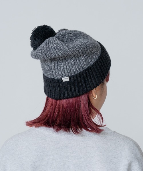 OVERRIDE(オーバーライド)の「OVERRIDE RE:WOOL KNIT WATCH SG(ニットキャップ/ビーニー・レディース・パープル/グリーン/ブラック・FREE)」の8枚目の写真