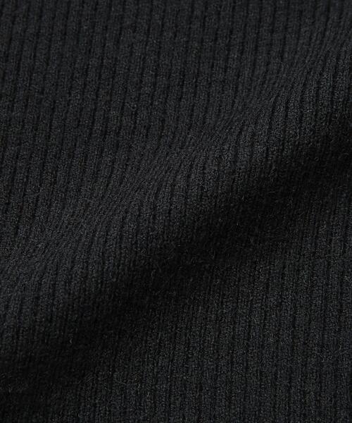 coen（コーエン）の「タートルネックリブニット（ニット/セーター・レディース・ブラック/オフホワイト/グレー・M/L）」の17枚目の写真