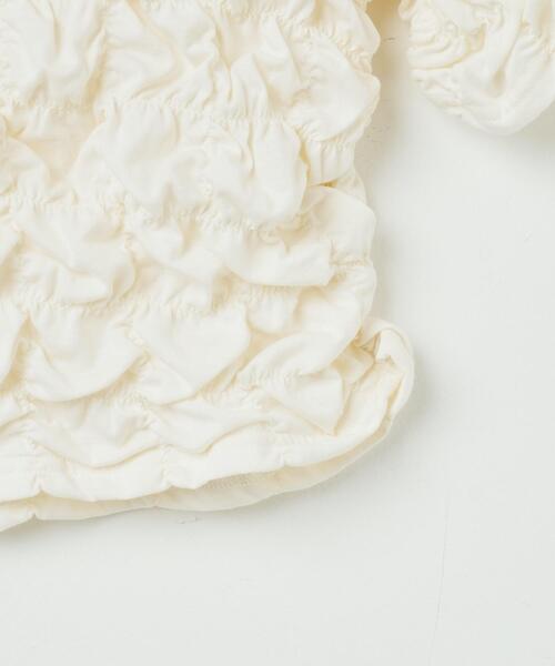 WEGO（ウィゴー）の「WEGO/シャーリングトップス（Tシャツ/カットソー・レディース・ブラック/オフホワイト・FREE）」の16枚目の写真