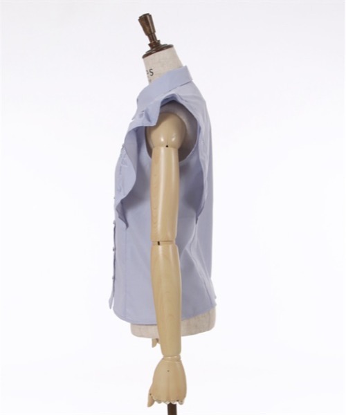 axes femme（アクシーズファム）の「刺繍入ボリュームフリルブラウス（シャツ/ブラウス・レディース・ブラック/ホワイト/サックスブルー・FREE）」の16枚目の写真