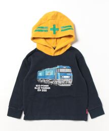 moujonjon（ムージョンジョン）の「ブルーサンダー貨物電車裏毛パーカー（パーカー）」