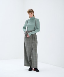 LANVIN en Bleu | ライトウールタックワイドパンツ(その他パンツ)