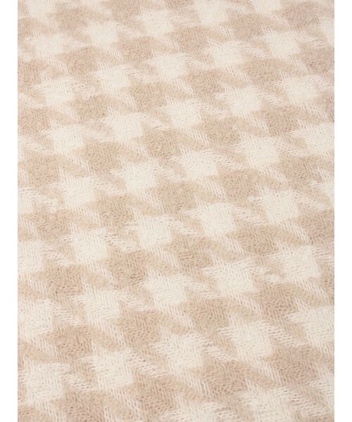 MERCURYDUO（マーキュリーデュオ）の「千鳥柄ストール（ストール/ショール・レディース・ライトグレー/ベージュ・FREE）」の7枚目の写真