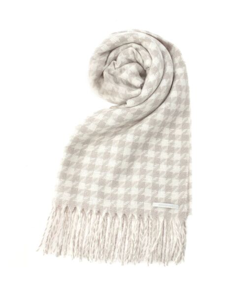 MERCURYDUO（マーキュリーデュオ）の「千鳥柄ストール（ストール/ショール・レディース・ライトグレー/ベージュ・FREE）」の8枚目の写真