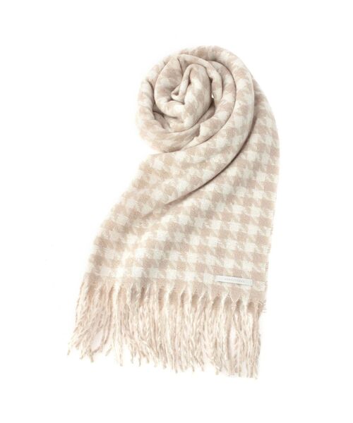 MERCURYDUO（マーキュリーデュオ）の「千鳥柄ストール（ストール/ショール・レディース・ライトグレー/ベージュ・FREE）」の9枚目の写真