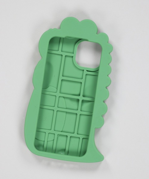 SPINNS（スピンズ）の「恐竜デザイン ラバースマホケース（スマホケース/カバー・レディース・グリーン・14/13/12）」の4枚目の写真