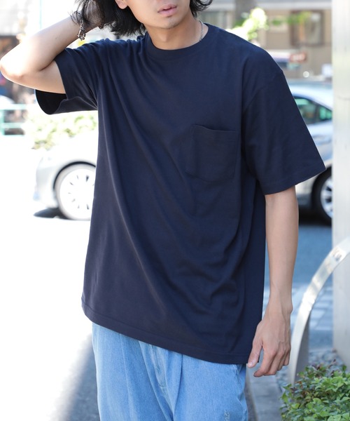 United Athle（ユナイテッドアスレ）の「【United Athle】5.6オンス ハイクオリティーポケットTシャツ  半袖無地T ベーシック ポケT ユニセックス 5006（Tシャツ/カットソー・メンズ・ネイビー/ブラック/ホワイト/アッシュ/ライトブルー/スミクロ/スモークピンク・XL/L/S/M）」の6枚目の写真