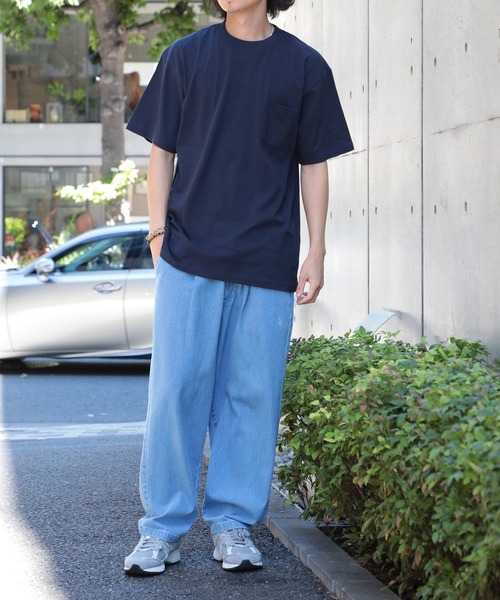 United Athle（ユナイテッドアスレ）の「【United Athle】5.6オンス ハイクオリティーポケットTシャツ  半袖無地T ベーシック ポケT ユニセックス 5006（Tシャツ/カットソー・メンズ・ネイビー/ブラック/ホワイト/アッシュ/ライトブルー/スミクロ/スモークピンク・XL/L/S/M）」の10枚目の写真