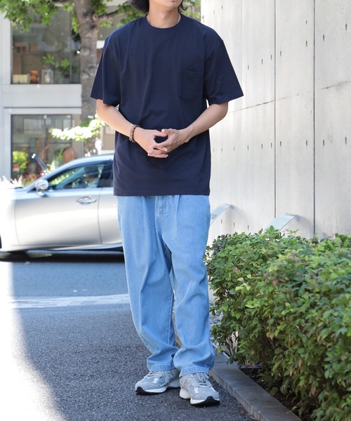 United Athle（ユナイテッドアスレ）の「【United Athle】5.6オンス ハイクオリティーポケットTシャツ  半袖無地T ベーシック ポケT ユニセックス 5006（Tシャツ/カットソー・メンズ・ネイビー/ブラック/ホワイト/アッシュ/ライトブルー/スミクロ/スモークピンク・XL/L/S/M）」の11枚目の写真