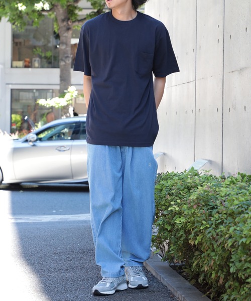 United Athle（ユナイテッドアスレ）の「【United Athle】5.6オンス ハイクオリティーポケットTシャツ  半袖無地T ベーシック ポケT ユニセックス 5006（Tシャツ/カットソー・メンズ・ネイビー/ブラック/ホワイト/アッシュ/ライトブルー/スミクロ/スモークピンク・XL/L/S/M）」の12枚目の写真