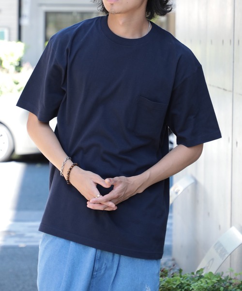United Athle（ユナイテッドアスレ）の「【United Athle】5.6オンス ハイクオリティーポケットTシャツ  半袖無地T ベーシック ポケT ユニセックス 5006（Tシャツ/カットソー・メンズ・ネイビー/ブラック/ホワイト/アッシュ/ライトブルー/スミクロ/スモークピンク・XL/L/S/M）」の8枚目の写真