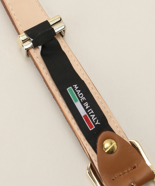 La TOTALITE（ラトータリテ）の「【AULENTTI/オウレンティ】金具レザーベルト（ベルト・レディース・キャメル/ブラック・FREE）」の5枚目の写真