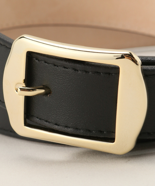La TOTALITE（ラトータリテ）の「【AULENTTI/オウレンティ】金具レザーベルト（ベルト・レディース・キャメル/ブラック・FREE）」の7枚目の写真