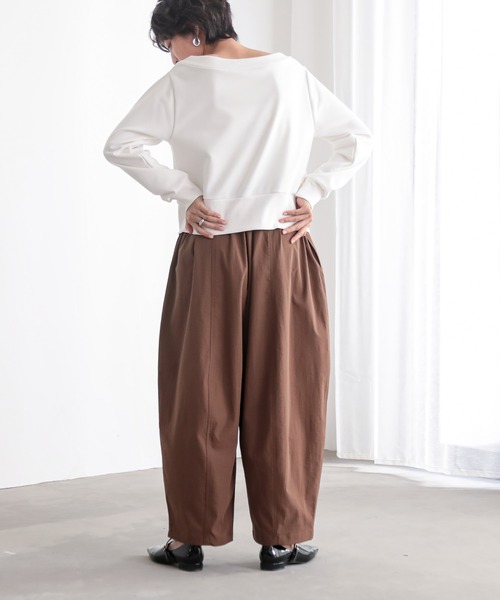 セール】[低身長/高身長向けサイズ有]速乾チノコクーンパンツ