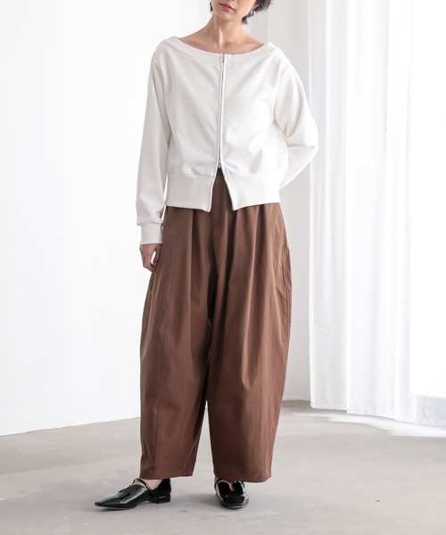 セール】[低身長/高身長向けサイズ有]速乾チノコクーンパンツ