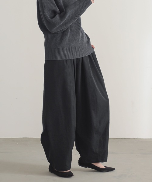 セール】[低身長/高身長向けサイズ有]速乾チノコクーンパンツ