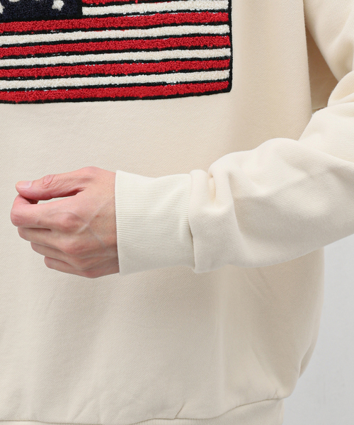WESTOVERALLS(ウエストオーバーオールズ)の「【WESTOVERALLS / ウェストオーバーオールズ】US 80s SWEAT(スウェット・メンズ・ブルー/アイボリー・LARGE)」の10枚目の写真