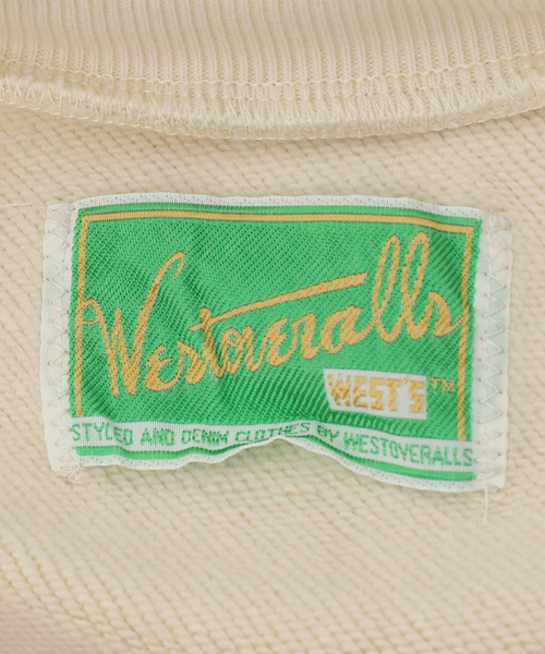 WESTOVERALLS(ウエストオーバーオールズ)の「【WESTOVERALLS / ウェストオーバーオールズ】US 80s SWEAT(スウェット・メンズ・ブルー/アイボリー・LARGE)」の14枚目の写真