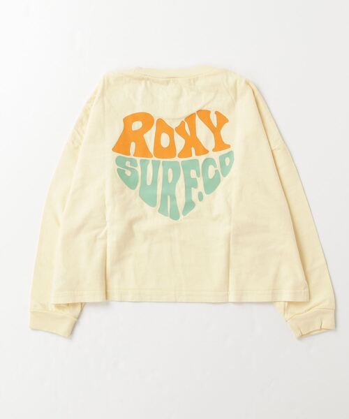 ROXY（ロキシー）の「ROXY/ロキシー キッズ 長袖Tシャツ CROP TLT234088（Tシャツ/カットソー・キッズ・ナチュラル/イエロー系その他/ホワイト×レッド・140cm/150cm/130cm）」の7枚目の写真