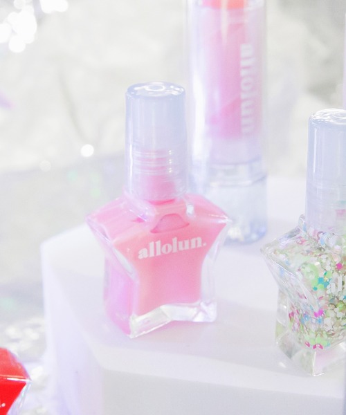 allolun.（オールオルン）の「オールオルン 剥がせるネイル（マニキュア/ジェルネイル・キッズ・ローズ/ピンク/レッド/レインボー/ゴールド/シルバー/ミント/パープル/ワインレッド/ブルー・FREE）」の5枚目の写真