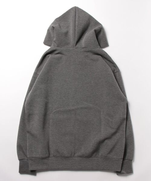 one after another NICE CLAUP(ワンアフターアナザーナイスクラップ)の「オーバーサイズダブルジップパーカー(パーカー・レディース・グレー/チャコールグレー/アイボリー・FREE)」の4枚目の写真