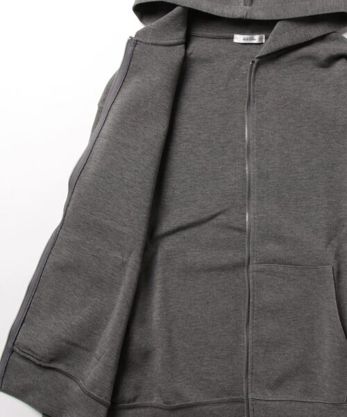 one after another NICE CLAUP(ワンアフターアナザーナイスクラップ)の「オーバーサイズダブルジップパーカー(パーカー・レディース・グレー/チャコールグレー/アイボリー・FREE)」の5枚目の写真