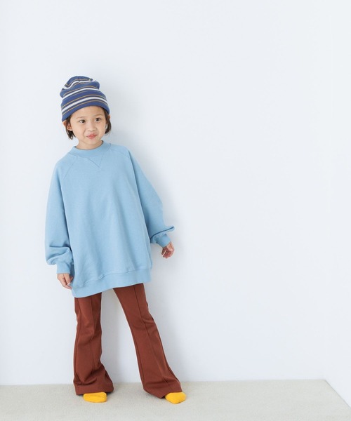 LOWRYS FARM（ローリーズファーム）の「マルチボーダーニットワッチ　 983929（ニットキャップ/ビーニー・キッズ・アイボリー/ブルー/グリーン・FREE）」の16枚目の写真