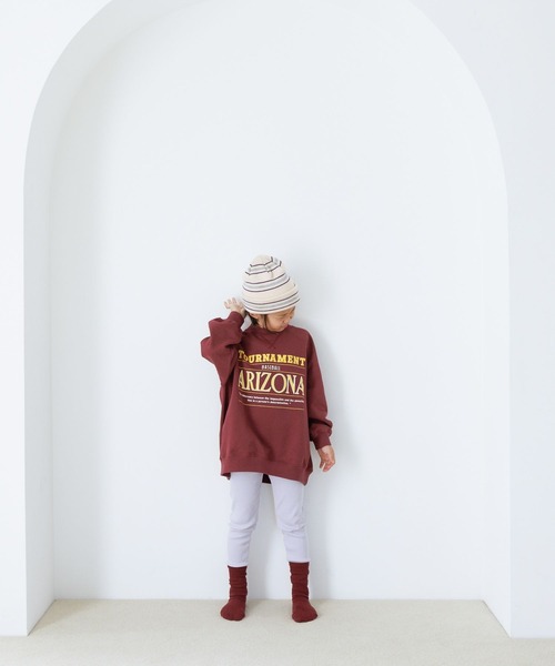 LOWRYS FARM（ローリーズファーム）の「マルチボーダーニットワッチ　 983929（ニットキャップ/ビーニー・キッズ・アイボリー/ブルー/グリーン・FREE）」の18枚目の写真