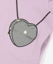 mezzo piano（メゾピアノ）の「キルトジャガード ハートポシェット風