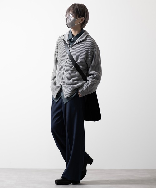 CLEL（クレイル）の「【CLEL】2way Square Tote Bag /2way スクエア トートバッグ（トートバッグ・メンズ・ブラック/モカ・FREE）」の8枚目の写真