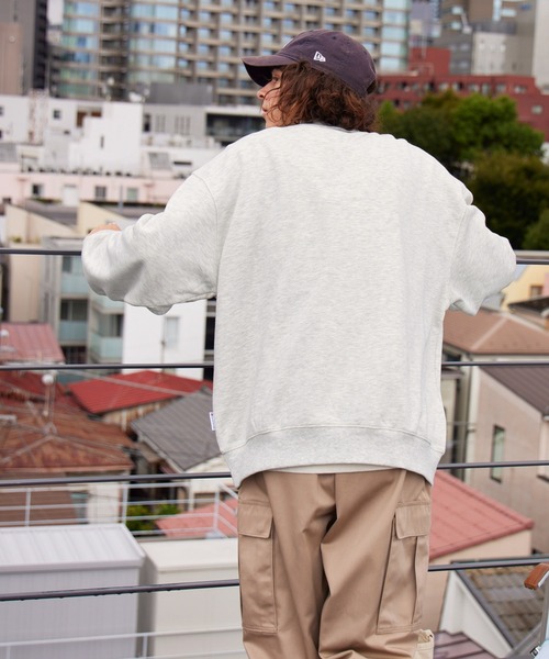 BARK MANHATTAN（バークマンハッタン）の「USAコットン ヘビーウェイト裏起毛 オーバーサイズタートルネックスウェット（スウェット・メンズ・カーキ/モカ/アイボリー/ネイビー/ブラック/アッシュグレー・L/M）」の17枚目の写真