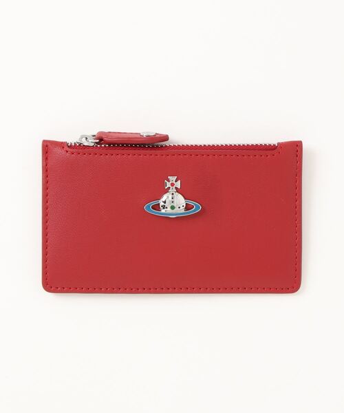 Vivienne Westwood(ヴィヴィアンウエストウッド)の「51110039-L001L-PFNAPPA SLIM LONG CARD HOLDER(カードケース・レディース・ブラック/レッド・FREE)」の2枚目の写真