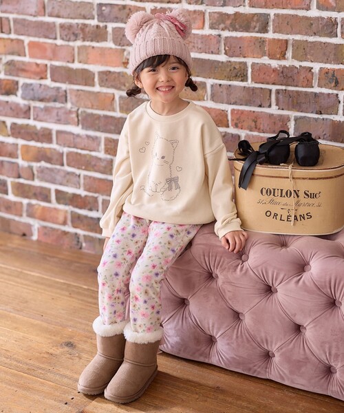 ANY（エニィ）の「【WEB限定】7days 裏毛 トレーナー（スウェット・キッズ・ライラック系/ライトグリーン系/サックスブルー系/ベージュ系/ピンク系/アイボリー系/ネイビー系・110/120/90/130/100）」の18枚目の写真