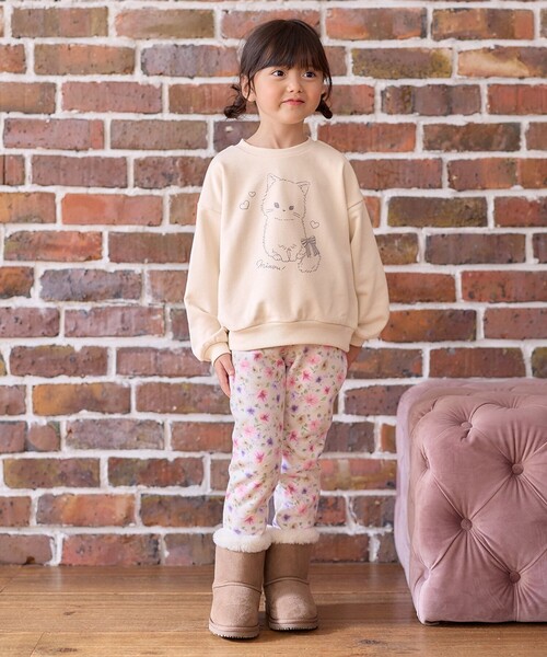 ANY（エニィ）の「【WEB限定】7days 裏毛 トレーナー（スウェット・キッズ・ライラック系/ライトグリーン系/サックスブルー系/ベージュ系/ピンク系/アイボリー系/ネイビー系・110/120/90/130/100）」の19枚目の写真