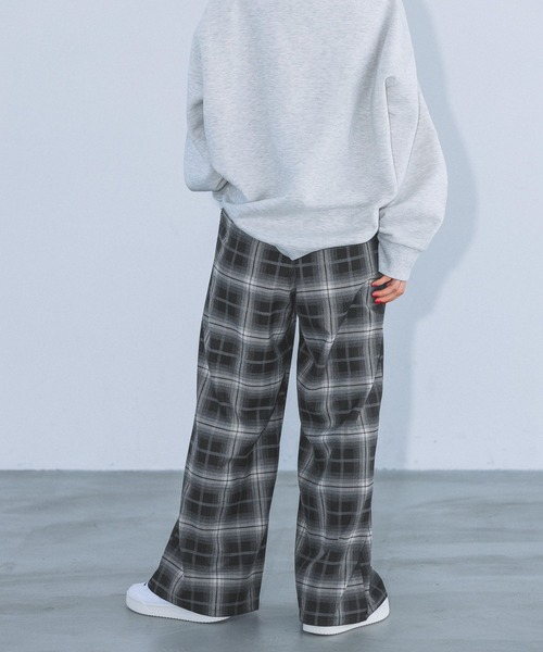 セール】チェックストレートパンツ（その他パンツ）｜PAGEBOY（ページ
